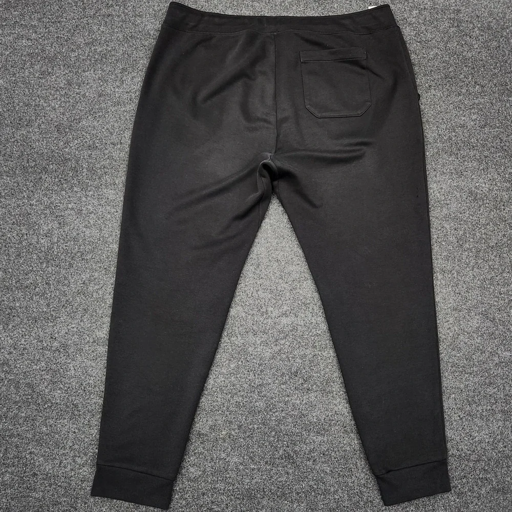 Polo Ralph Lauren Mens XL Black Performance Jogger Sweatpants Drawstring‎ Pony